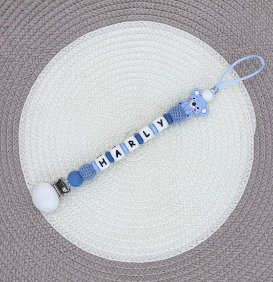Personalised Koala Dummy Clip
