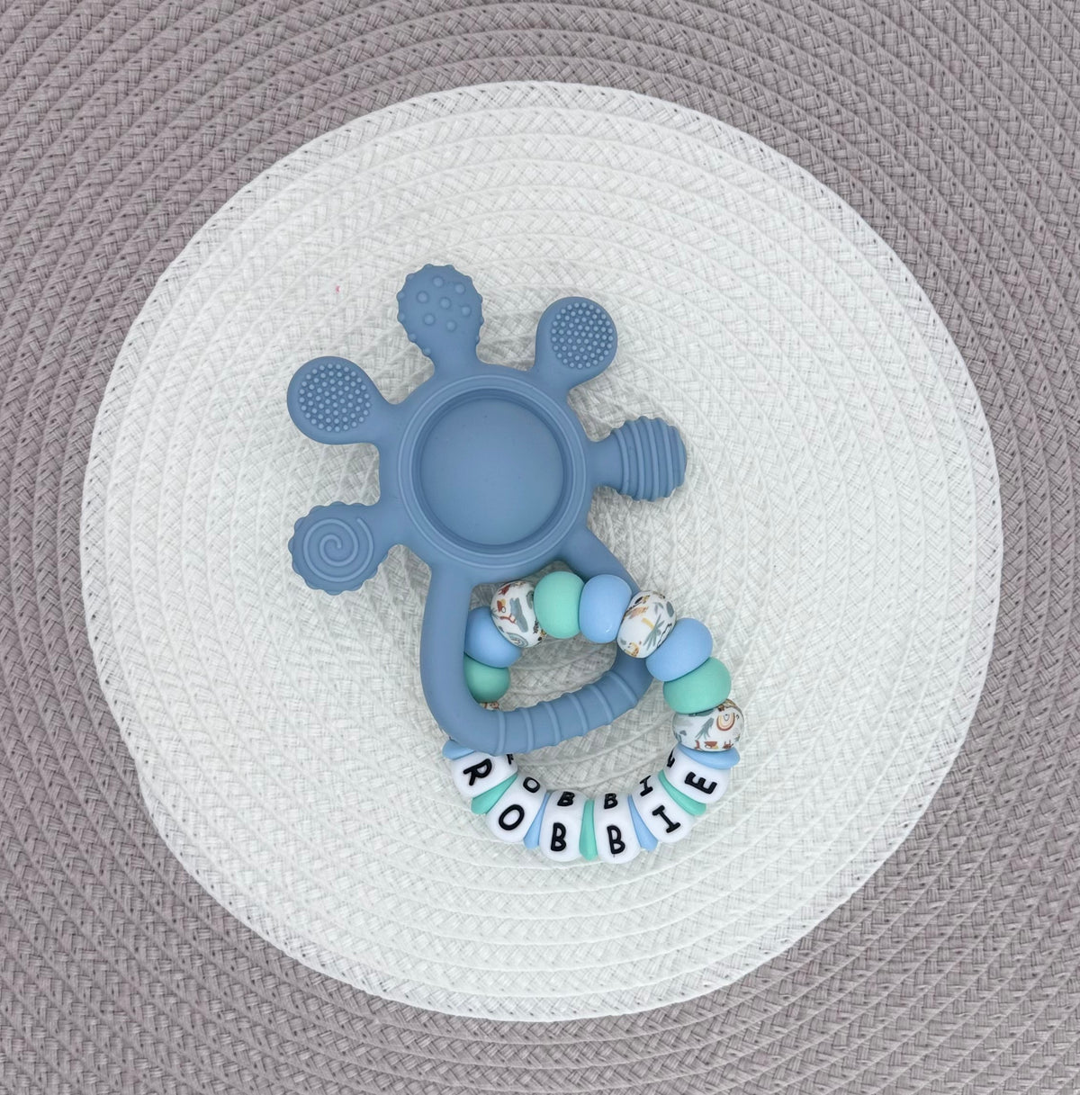 Personalised Octopus Teething ring