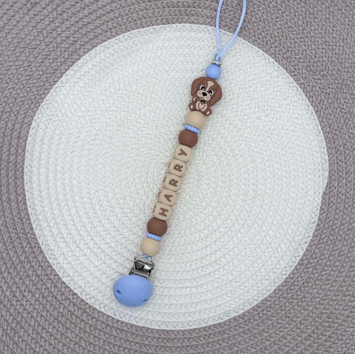 Personalised Dog Dummy Clip