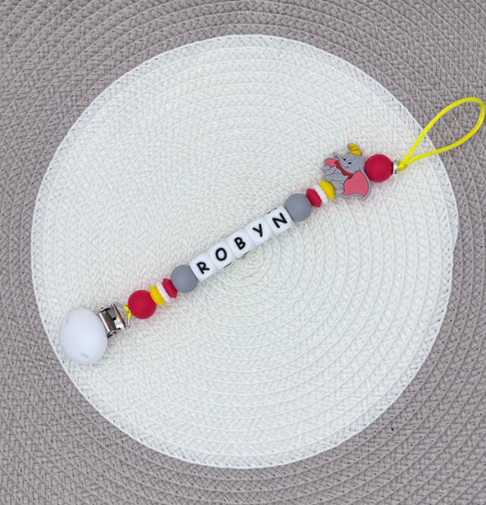 Personalised Dumbo Dummy Clip