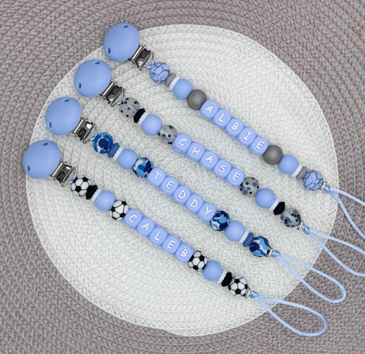 Personalised (Blue Collection) Dummy Clip