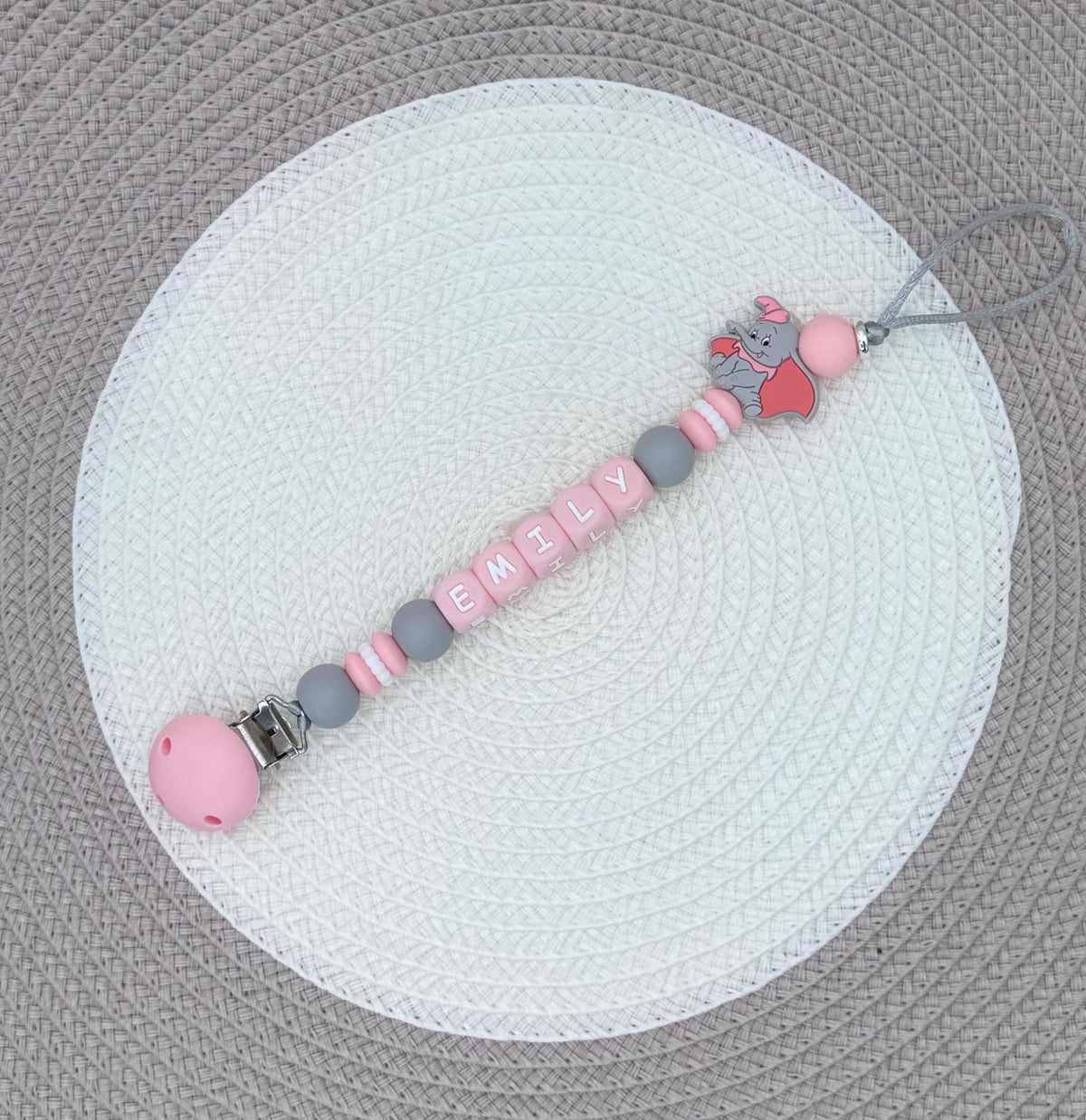 Personalised Dumbo Dummy Clip