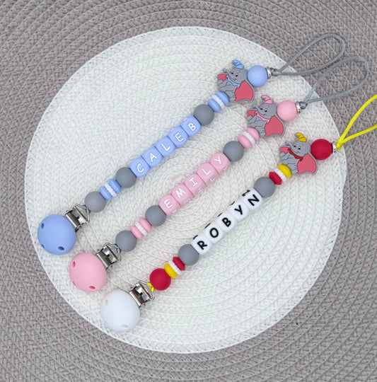 Personalised Dumbo Dummy Clip